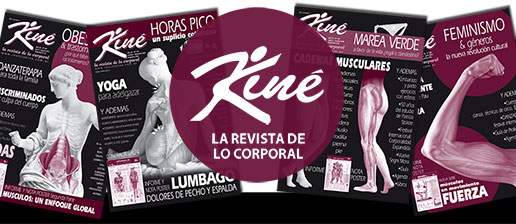 Header y logo de Revista Kiné